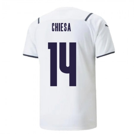Billiga Fotbollströjor Italien Federico Chiesa 14 Borta tröja 2021/22 Kortärmad